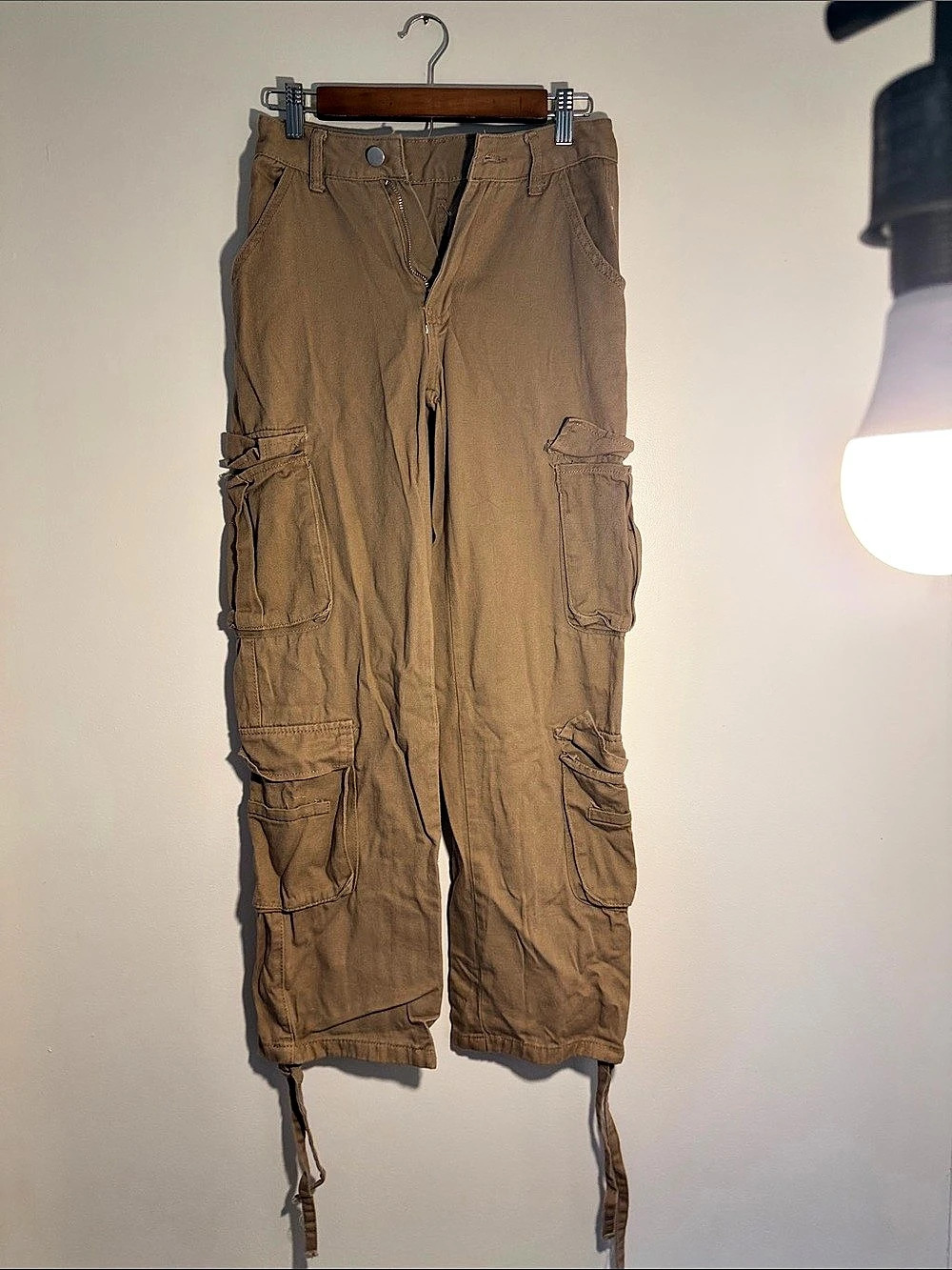 X-Jeans Cargo Pants Brown Size XS